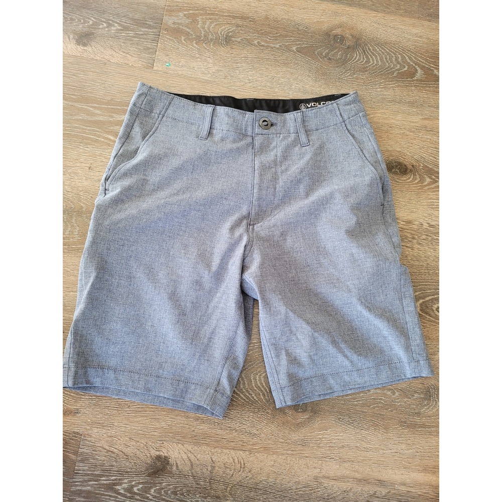 Volcom Surf & Turf Shorts 4 Way Stretch Hybrid Casual Blue‎ Mens Size 28 #18